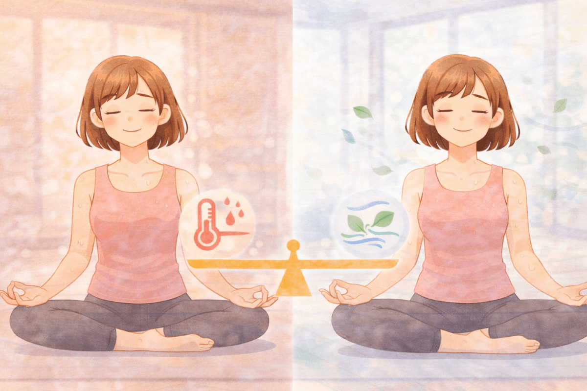 ホットヨガと常温ヨガの違いを比較