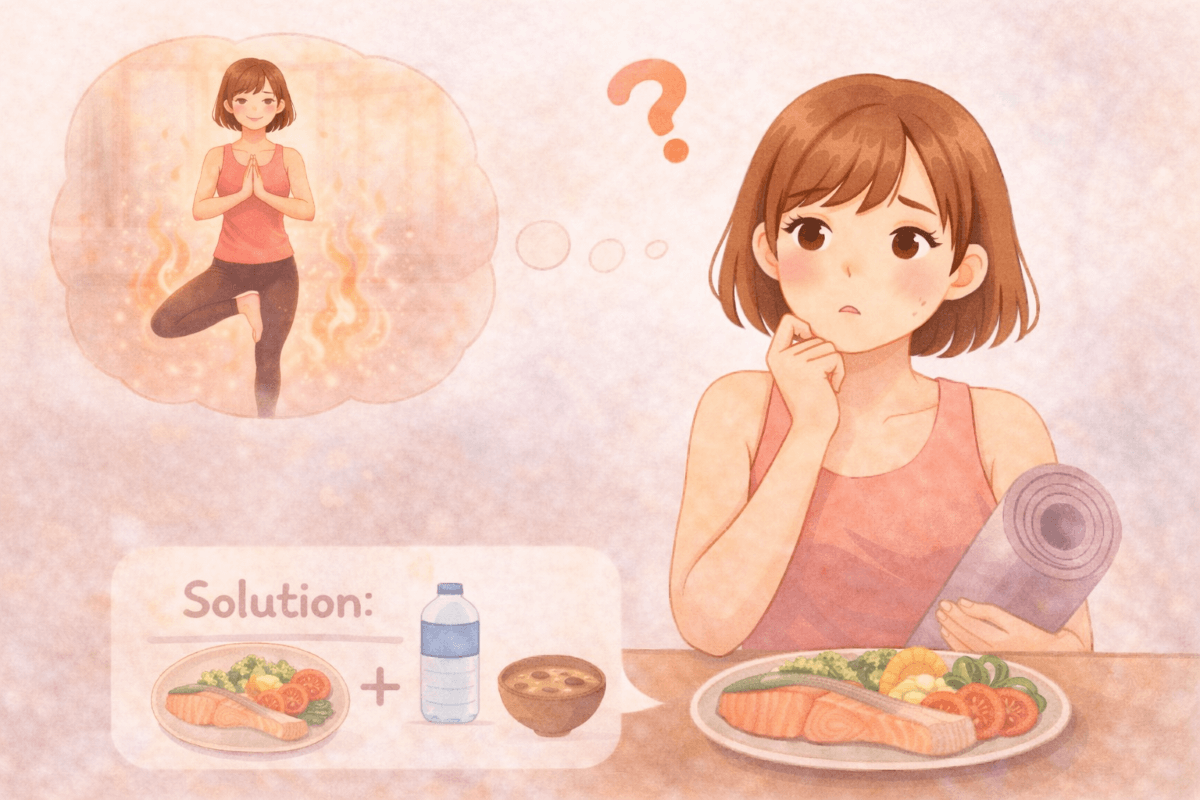 ホットヨガで「痩せない」と言われる理由と対策