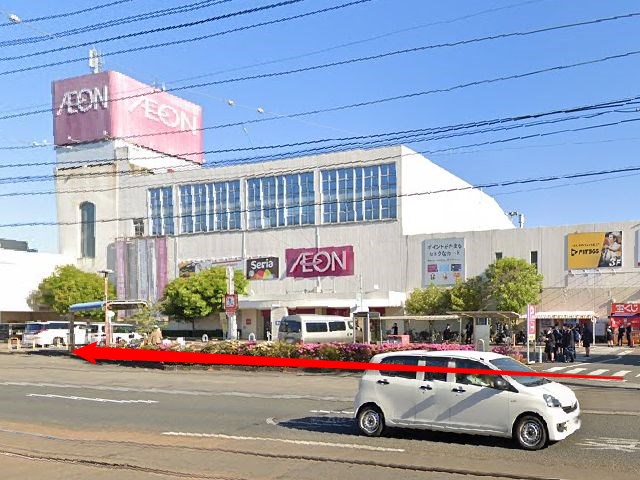 ホットヨガスタジオLAVAイオン高知旭町店の行き方