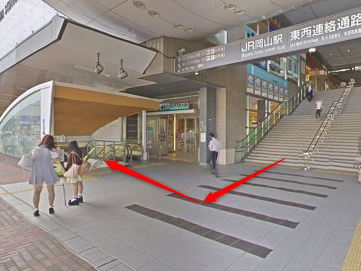 ホットヨガスタジオLAVAイオンモール岡山店の行き方