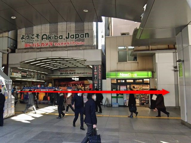 ホットヨガスタジオLAVA秋葉原店の行き方