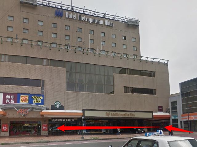 ホットヨガスタジオLAVA秋田オーパ店の行き方