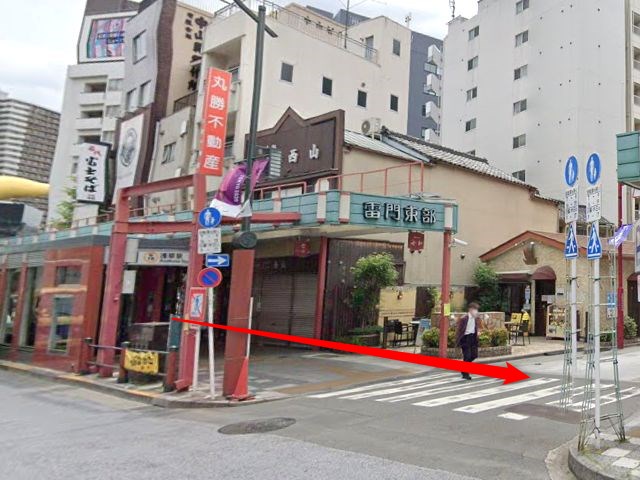 ホットヨガスタジオLAVA浅草店の行き方
