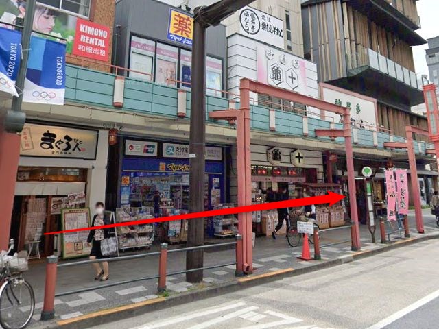 ホットヨガスタジオLAVA浅草店の行き方