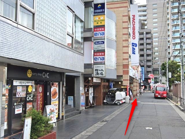 ホットヨガスタジオLAVA調布南口店の行き方
