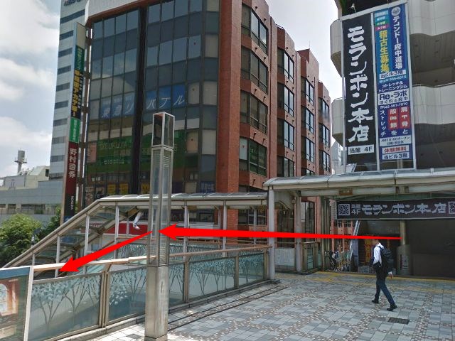 ホットヨガスタジオLAVA府中店の行き方