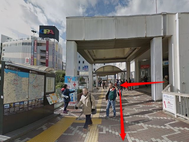 ホットヨガスタジオLAVA藤沢駅前店の行き方
