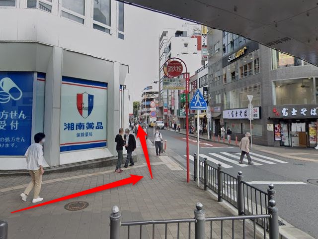 ホットヨガスタジオLAVA藤沢駅前店の行き方