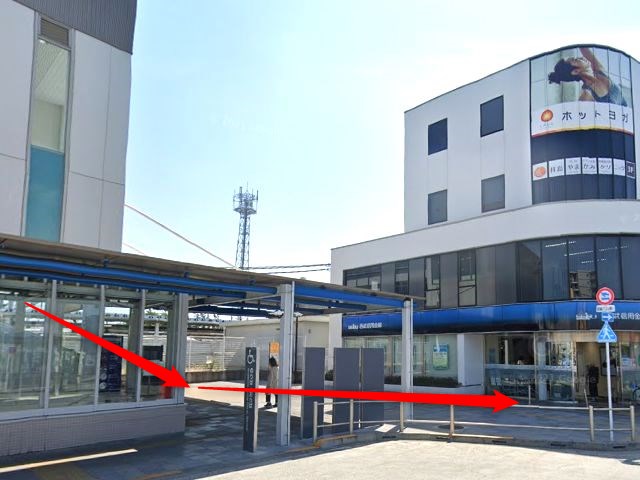 ホットヨガスタジオLAVA拝島店の行き方