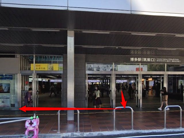 ホットヨガスタジオLAVA博多店の行き方