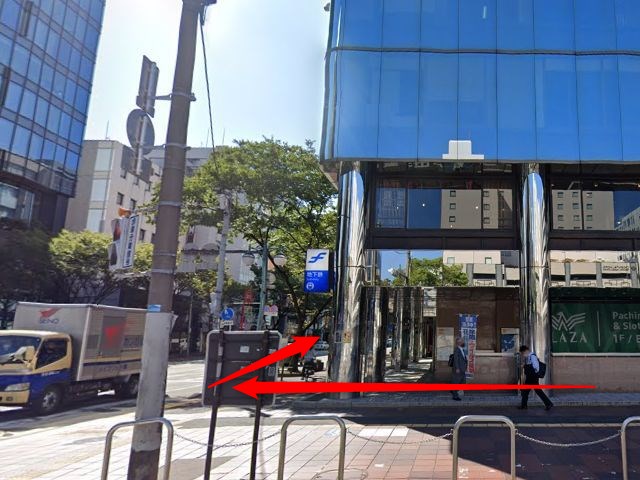 ホットヨガスタジオLAVA博多店の行き方