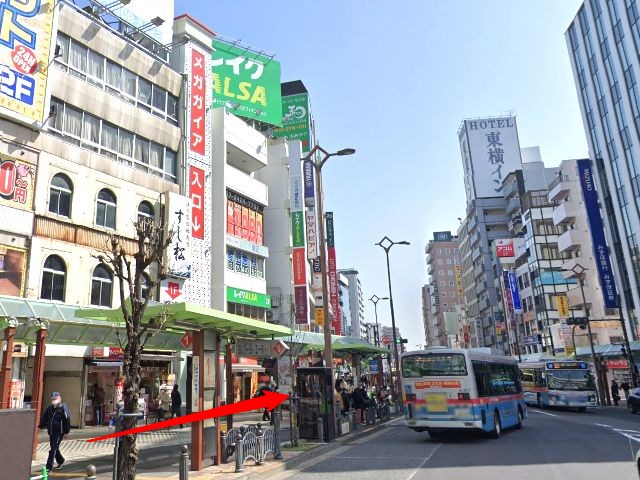 ホットヨガスタジオLAVA蒲田東口店の行き方