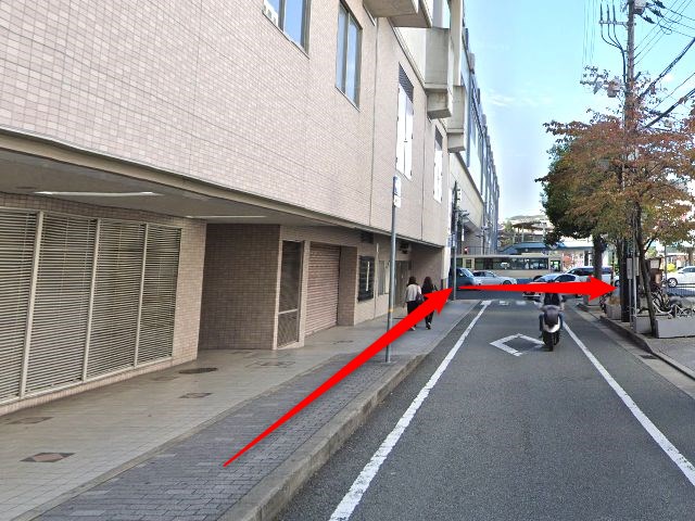 ホットヨガスタジオLAVA川西能勢口駅前店の行き方