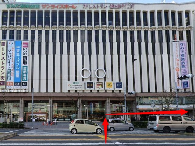 ホットヨガスタジオLAVA錦糸町店の行き方