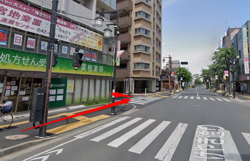 ホットヨガスタジオLAVA清瀬店の行き方