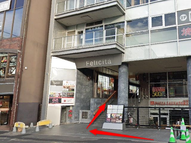 ホットヨガスタジオLAVA京都三条店の行き方