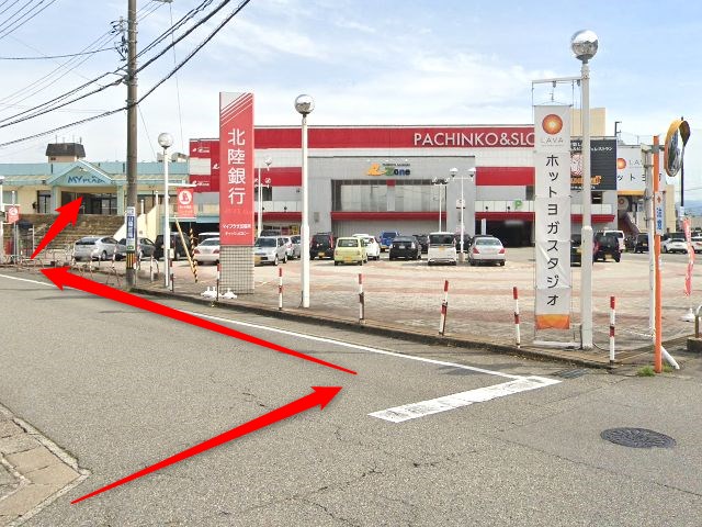 ホットヨガスタジオLAVAマイプラザ南富山店の行き方