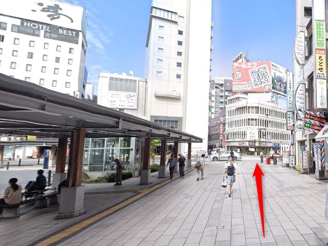 ホットヨガスタジオLAVAながの東急店の行き方