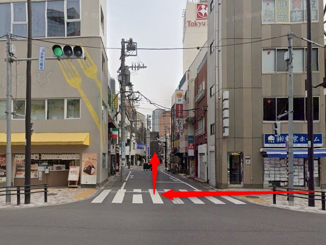 ホットヨガスタジオLAVA中目黒店の行き方