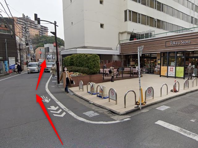 ホットヨガスタジオLAVA中目黒店の行き方