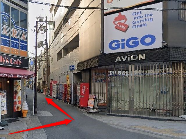 ホットヨガスタジオLAVAなんば店の行き方