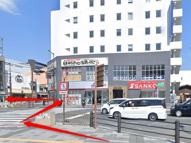 ホットヨガスタジオLAVA奈良駅前店の行き方