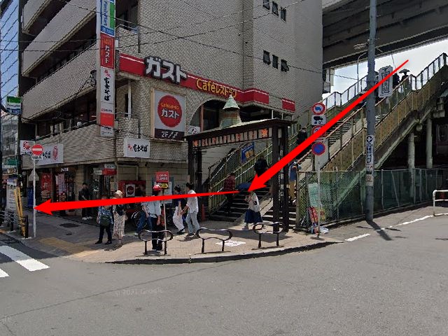 ホットヨガスタジオLAVA日暮里店の行き方