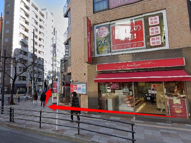 ホットヨガスタジオLAVA日暮里店の行き方