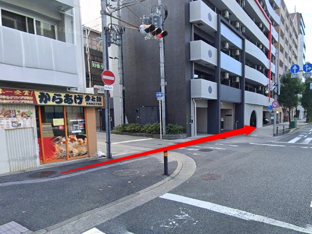 ホットヨガスタジオLAVA扇町店の行き方