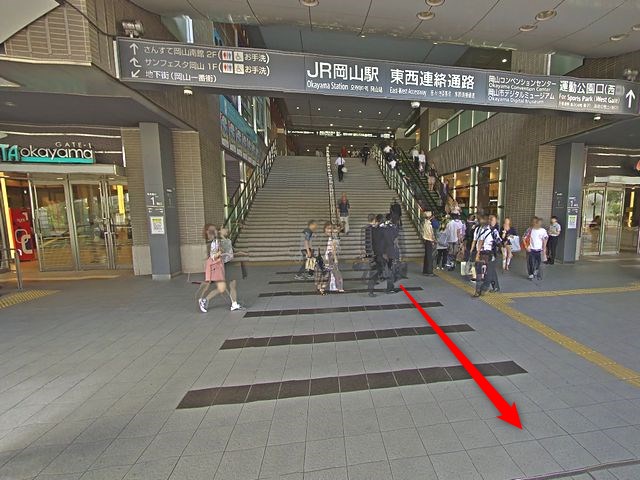 ホットヨガスタジオLAVA岡山店の行き方
