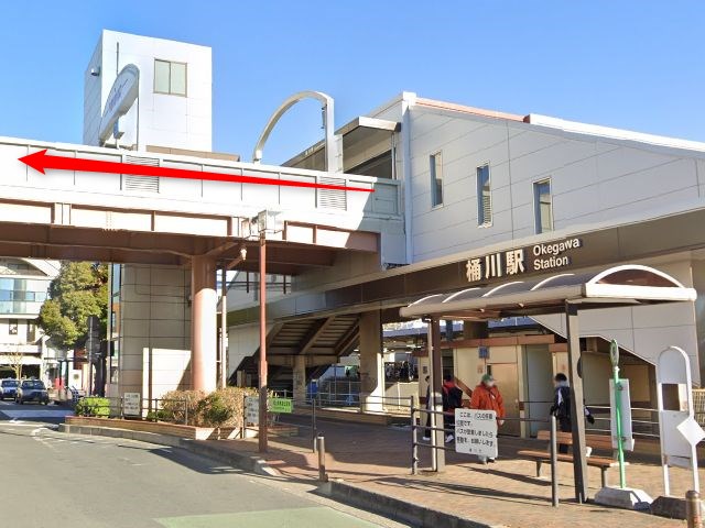 ホットヨガスタジオLAVAおけがわマイン店の行き方