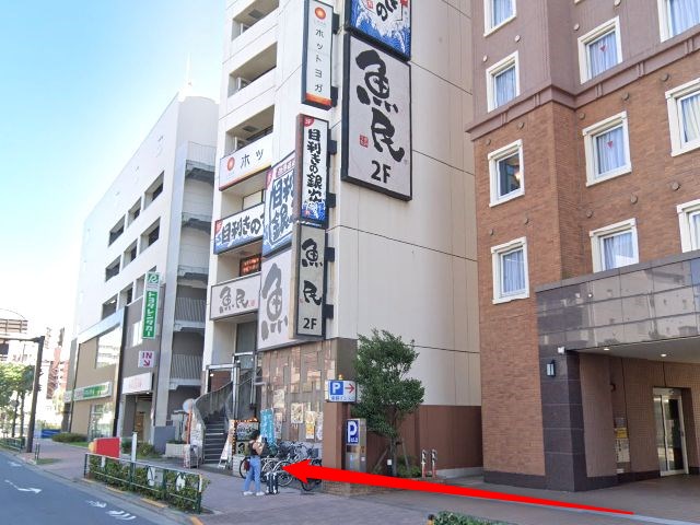 ホットヨガスタジオLAVA大鳥居店の行き方