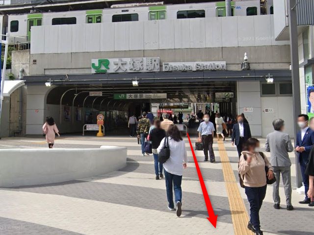 ホットヨガスタジオLAVA大塚店の行き方