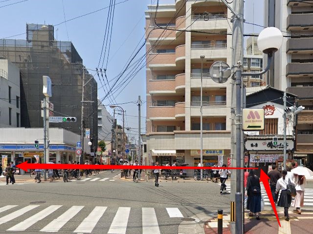 ホットヨガスタジオLAVA六本松店の行き方
