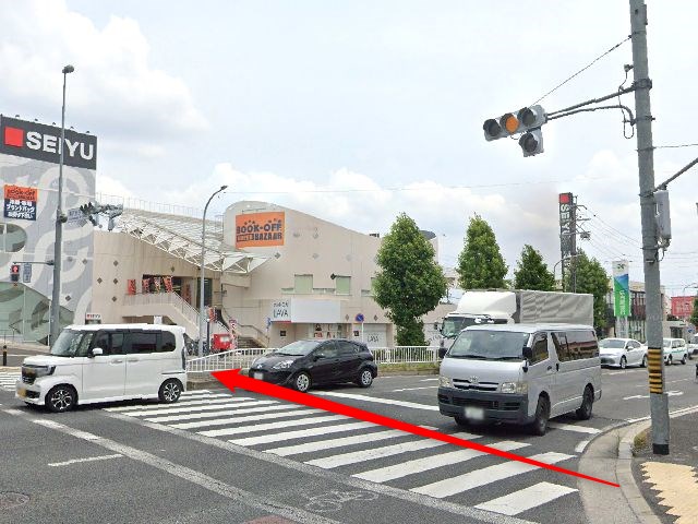 ホットヨガスタジオLAVA西友鳴海店の行き方