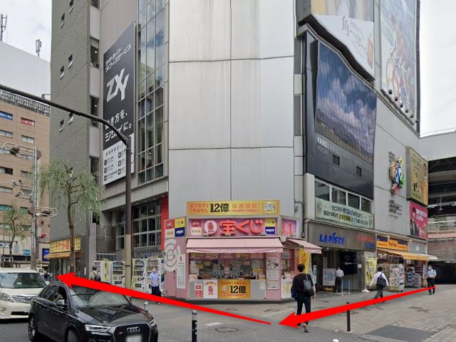 ホットヨガスタジオLAVA新橋店の行き方