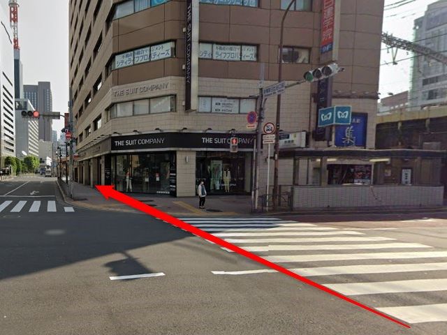ホットヨガスタジオLAVA新橋店の行き方
