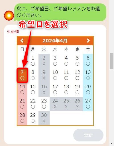 LAVA新小岩店の体験レッスン予約の取り方