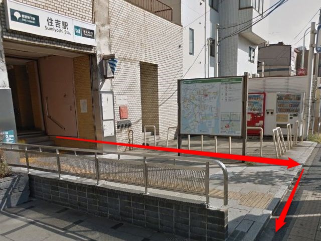 ホットヨガスタジオLAVA住吉店の行き方