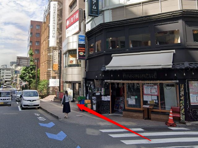 ホットヨガスタジオLAVA高田馬場店の行き方