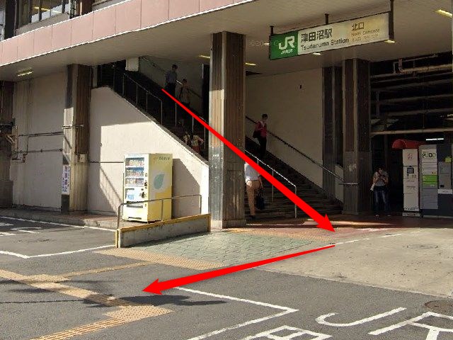 ホットヨガスタジオLAVA津田沼店の行き方