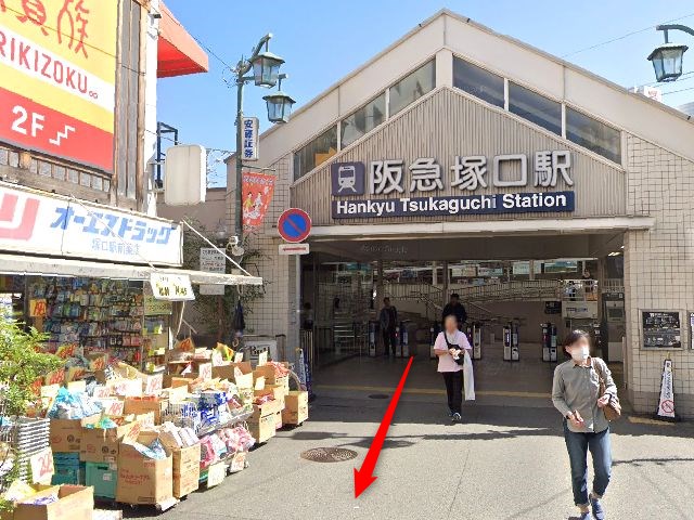 ホットヨガスタジオLAVA塚口店の行き方