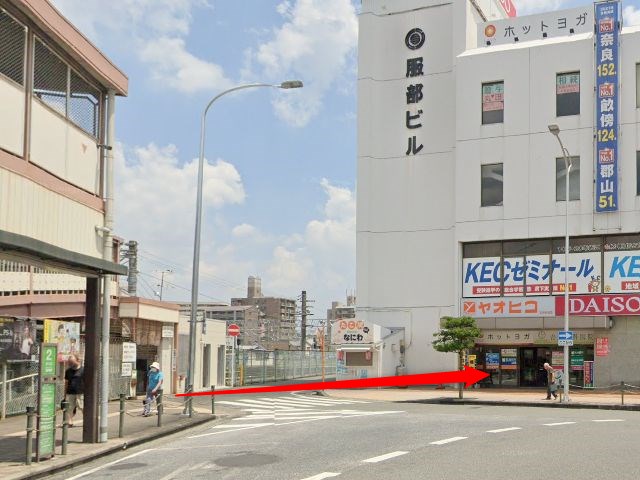 ホットヨガスタジオLAVA大和王寺店の行き方